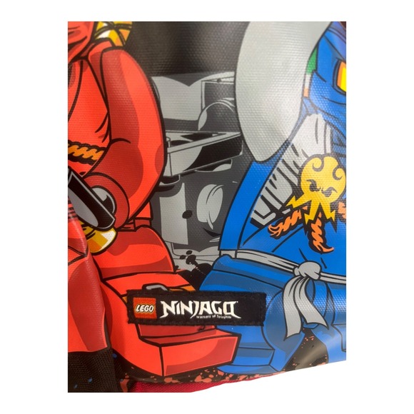 LEGO Ninjago Red Black Backpack School Bag Kids Childrens - Picture 5 of 8